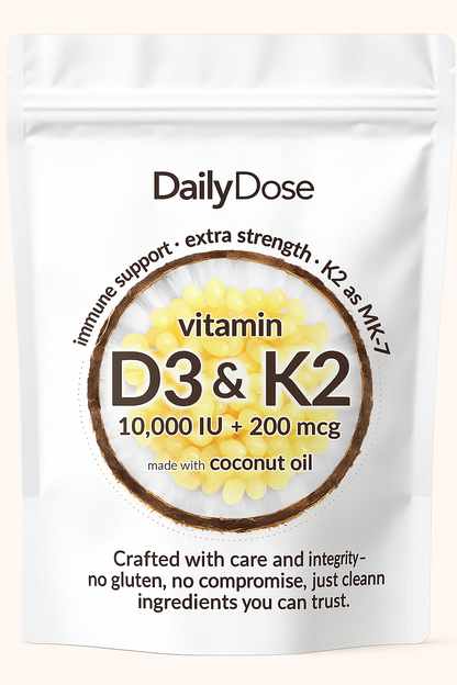 Daily Dose Vitamin D3 & K2 Soft Gels™️