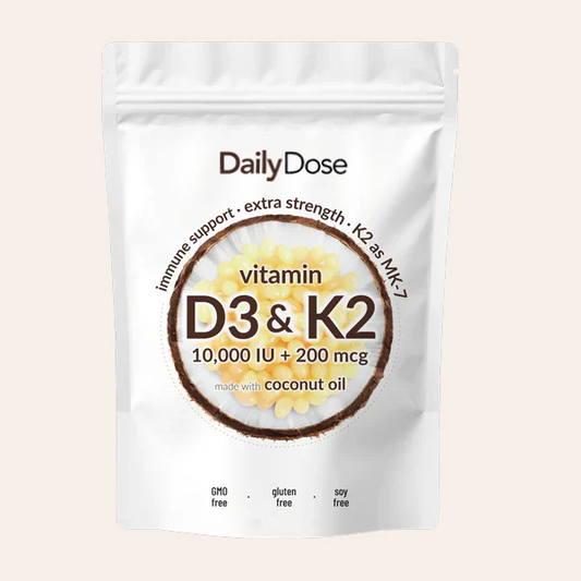 Daily Dose Vitamin D3 & K2 Soft Gels™️